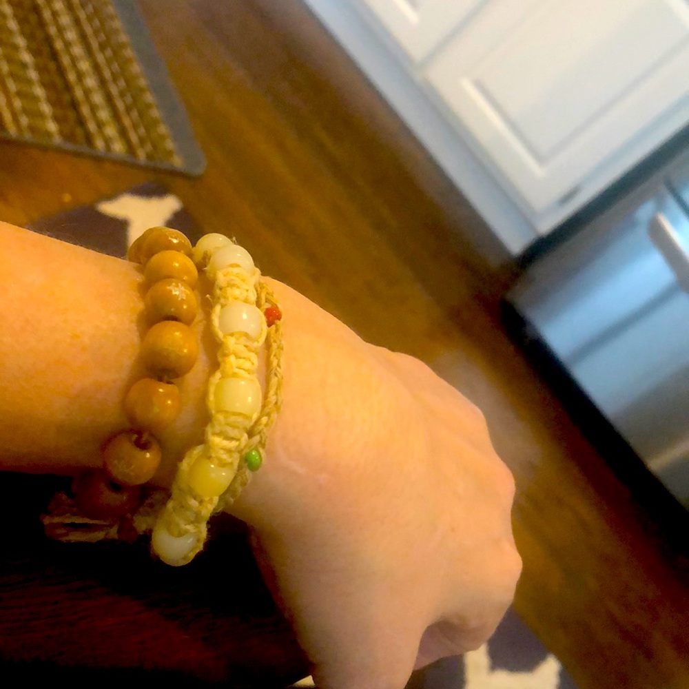 Take it to the 90’s with 3 Vintage Jute Bracelets